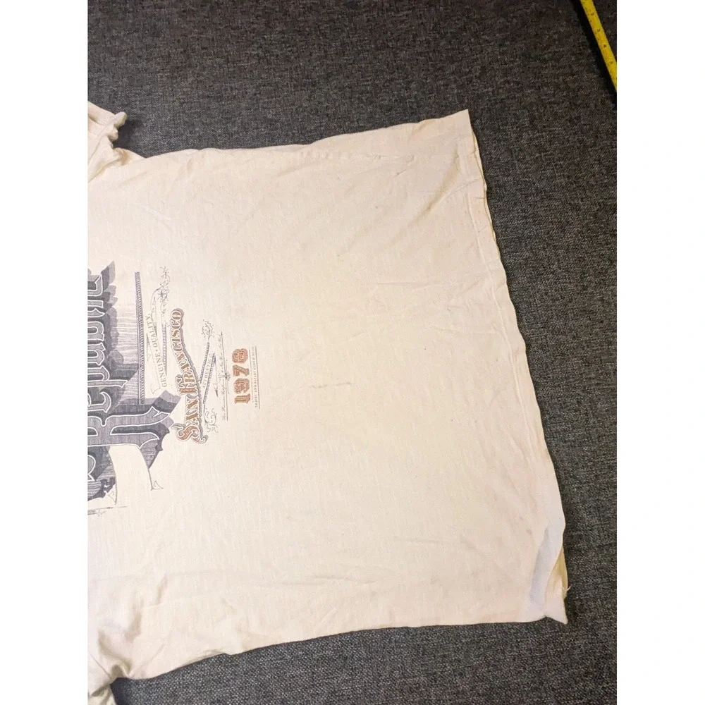 Vintage Banana Republic Graphic Logo Men's L T Shirt White San Francisco Y2K Tee